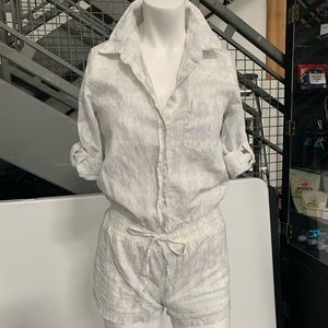 Victoria’s Secret Button up Romper shorts
